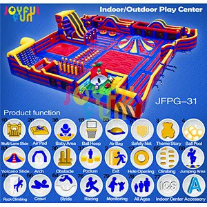 Factory NEW 2020 Customize Sports Adventure Challenge Indoor Outdoor Adult Inflatable Playground Inflatable Theme Park for Sale