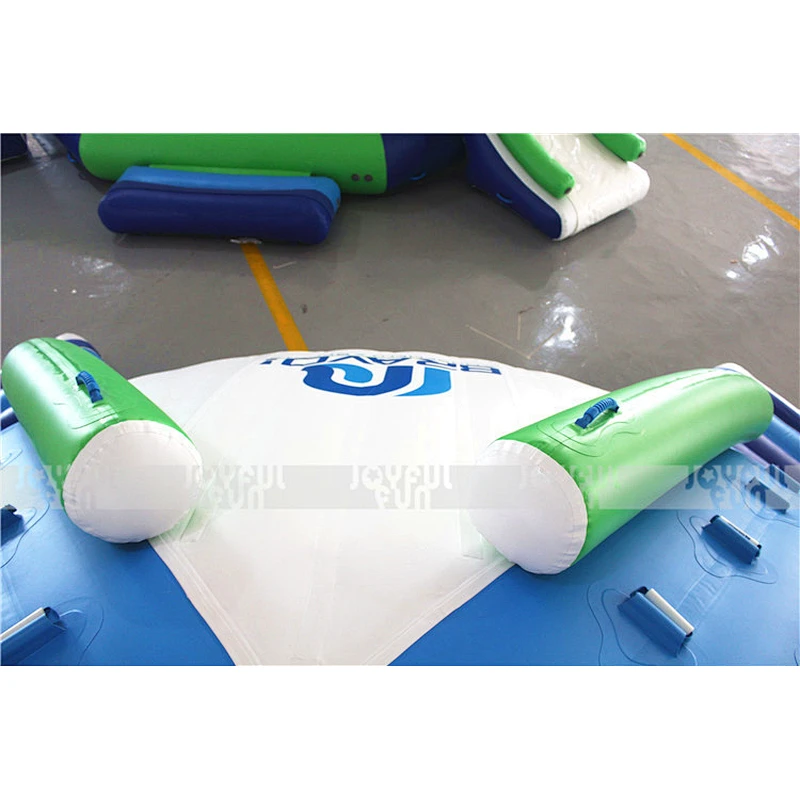 China factory price comfortable inflatable water island water floating sofa water bed used in pool rest for swim multi-function