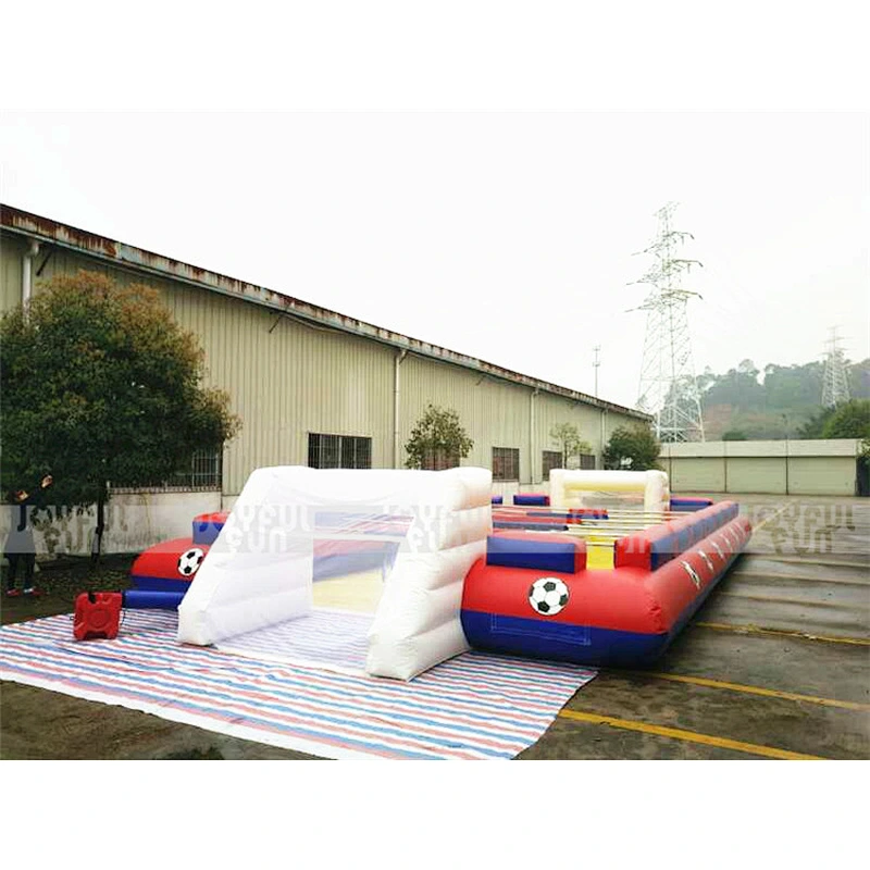 Funny Sport Human Table Soccer Game Adult Custom color design Inflatable Football Field with digital print