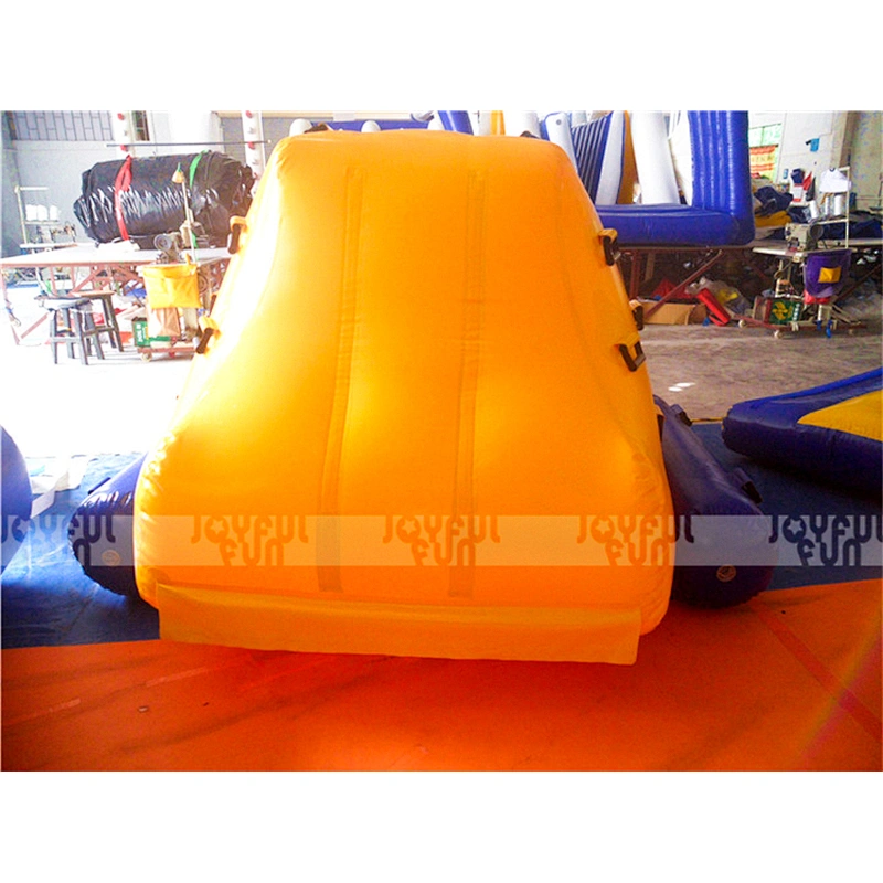 Commercial new design inflatable floating climb water slide inflatable wet slide for sale