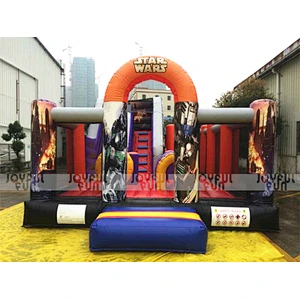 Good Quality Cartoon Theme Inflatable Playground Castle Playground Toy for Kids