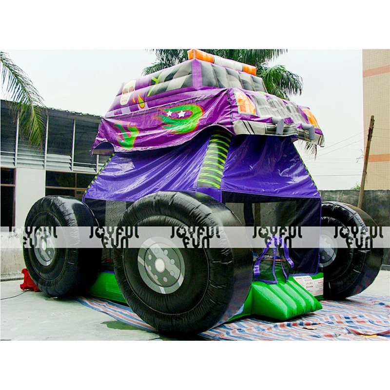 Cartoon car inflatable bouncer inflatable toys for amusement park