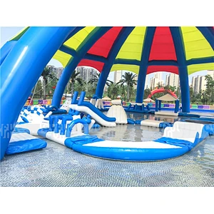 Joyful Fun Customized Water Park Popular Multi function Outdoor Large Inflatable Water Park for Sale