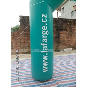 Custom Print Inflatable Race event start archway finish line Plastic march entrance way