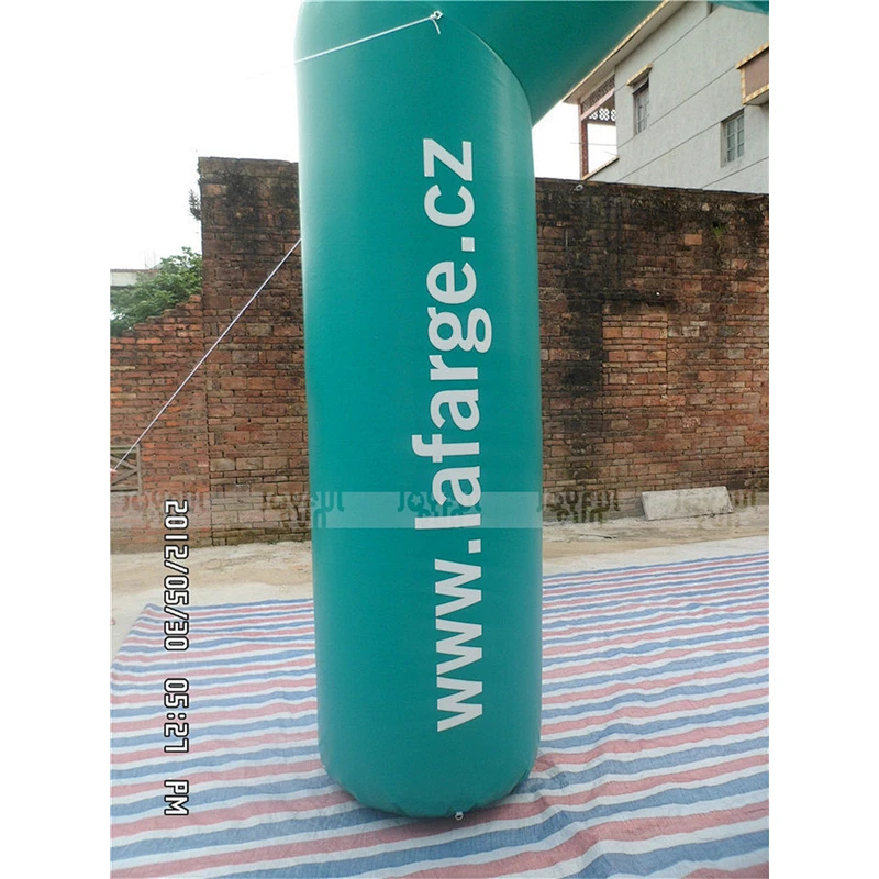 Custom Print Inflatable Race event start archway finish line Plastic march entrance way