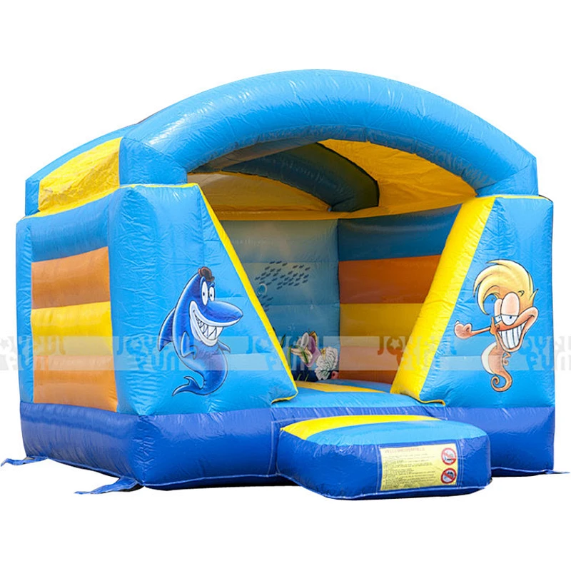 Commercial cheap inflatable sea world theme moonwalk bouncy inflatable jumping game for sale
