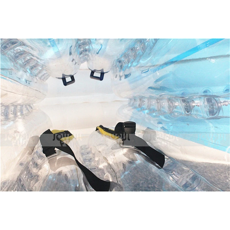 Stitching color hot sale inflatable bumper PVC bubble game ball outdoor game ball
