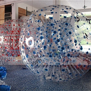 wholesale factory cheap price inflatable zorb ball inflatable wheel game for rental business