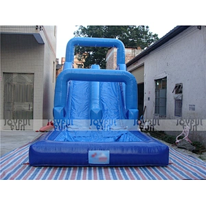 Factory price giant inflatable obstacle course challenge with pool crazy game for kids and adults