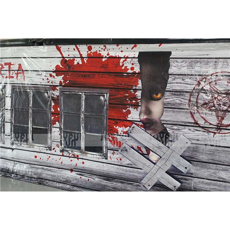 Exciting airtight halloween horror inflatable maze house for sale