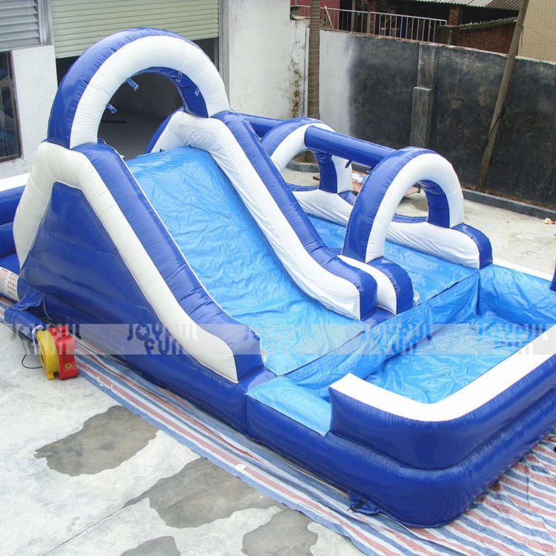 Factory price giant inflatable slide amusement equipment inflatable water slide with pool for sale