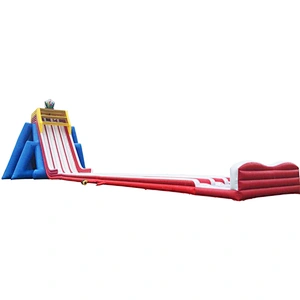 Fantastic design super huge and lengthen inflatable hippo slide inflatable water slide inflatable wet slide for sale