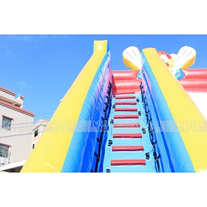 New design China factory price inflatable beautiful design giant dry slide inflatable slide jumping game for sale