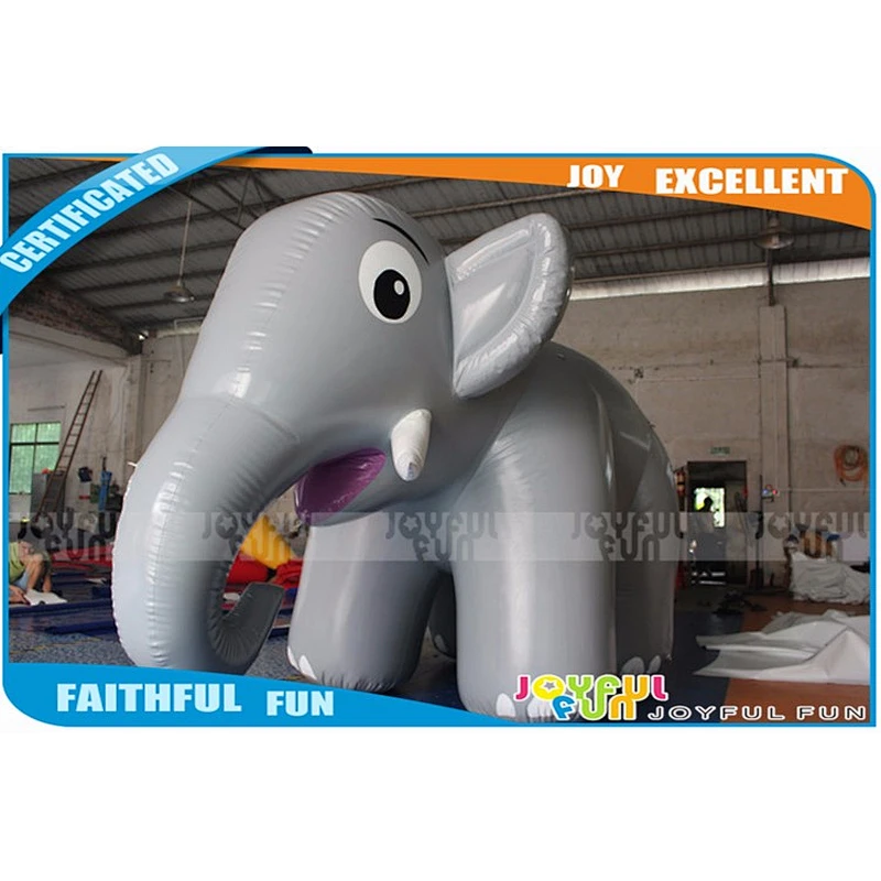 2017 Hot new inflatable cartoon characters elephant, inflatable characters for inflatable advertising