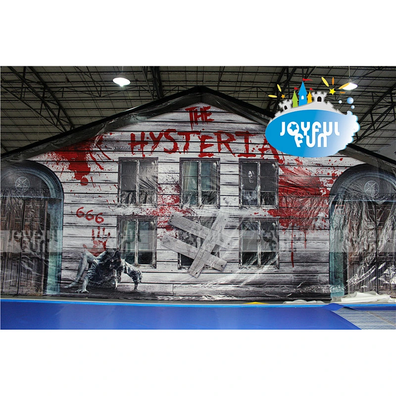 Professional Commercial Halloween horror house inflatable maze game inflatable scary haunted house for sale