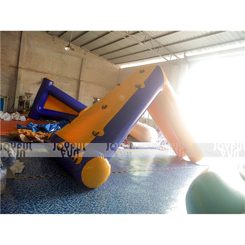 Custom summer water games inflatable floating tube slides
