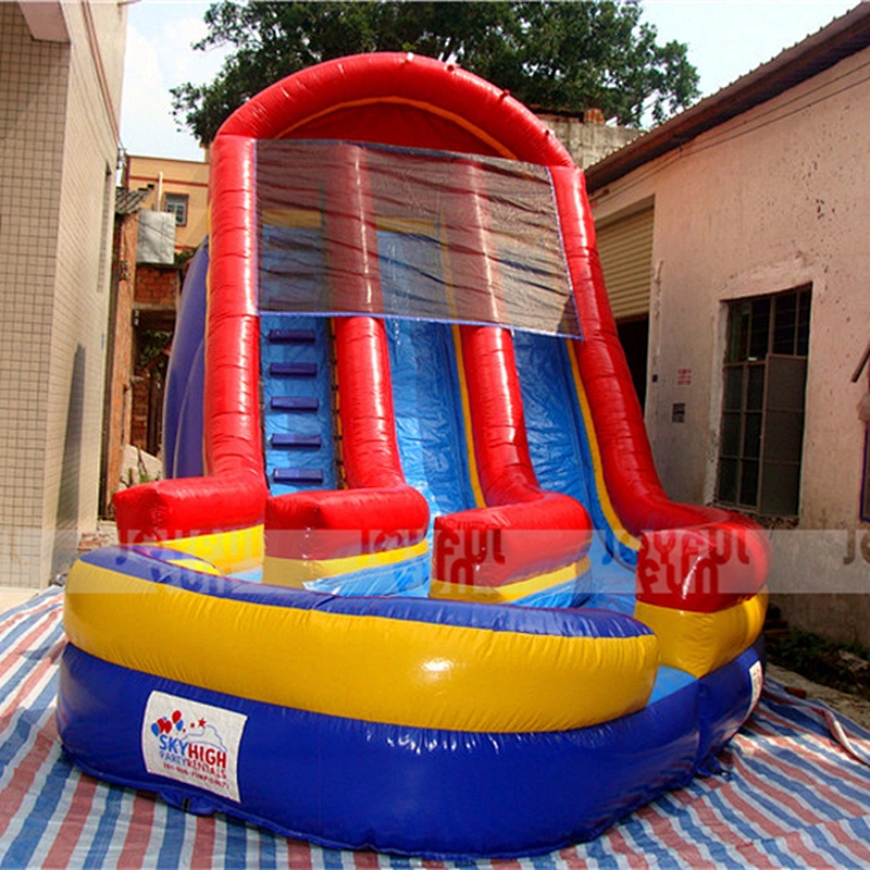 Large argearge Inflatable Funny Water Slides with Pool, Inflatable Swimming Pool Slide for Sales