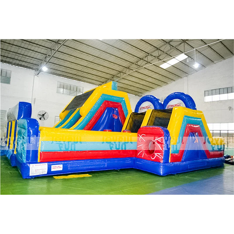 New design high quality outdoor inflatable obstacle course inflatable obstacle bouncing toys for kids