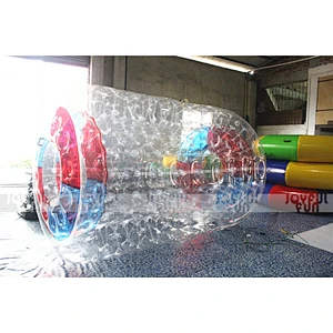 China factory price inflatable walking roller toy inflatable wheel game inflatable for sale