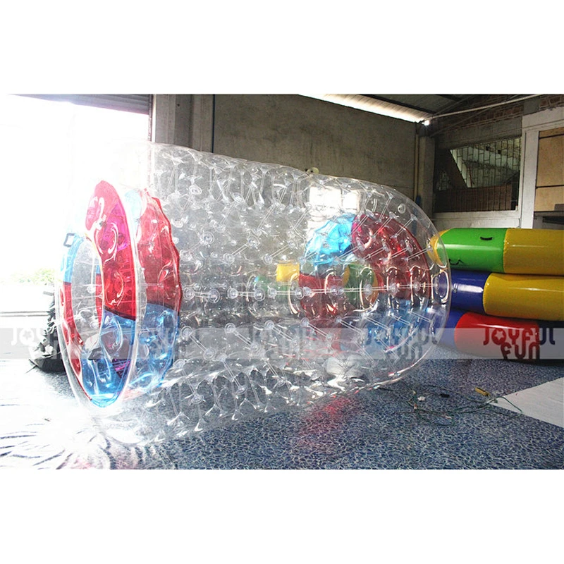 China factory price inflatable walking roller toy inflatable wheel game inflatable for sale