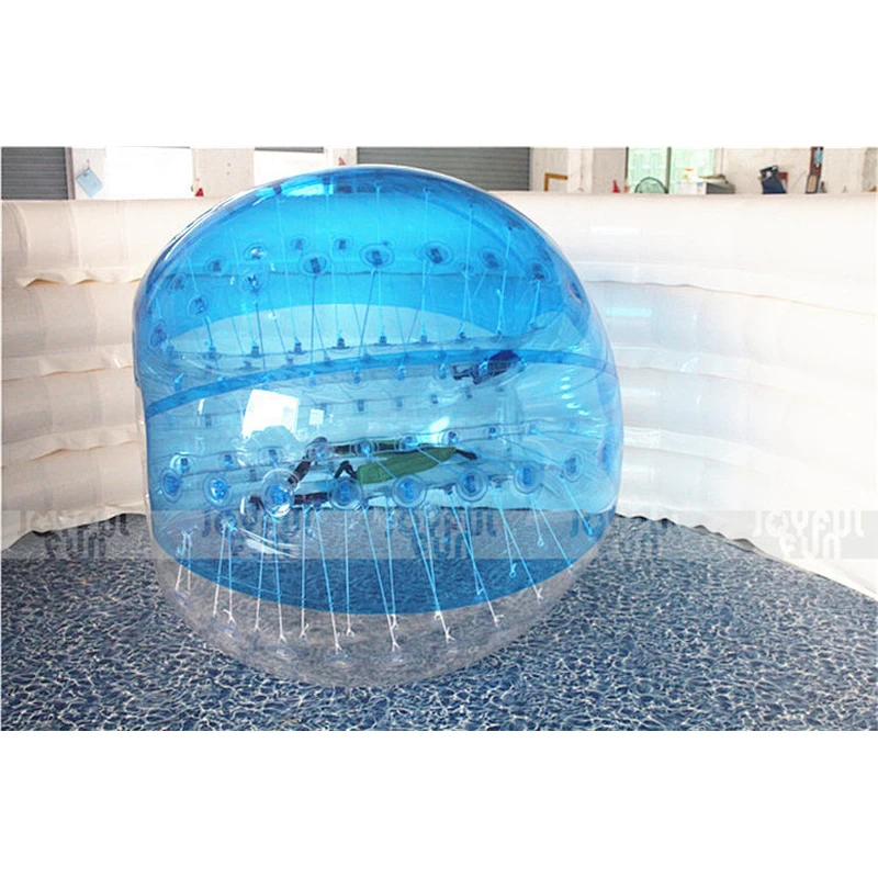 Stitching color hot sale inflatable bumper PVC bubble game ball outdoor game ball