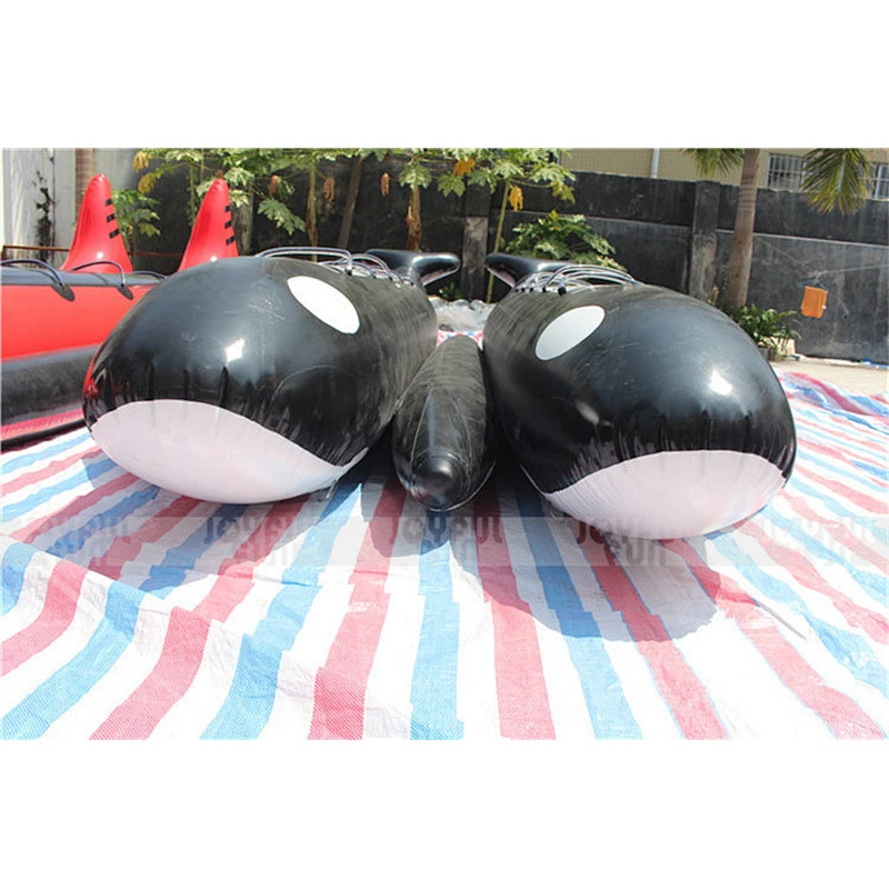 Customized Inflatable Water Games Flying Fish Used Inflatable Banana Boat for Sale