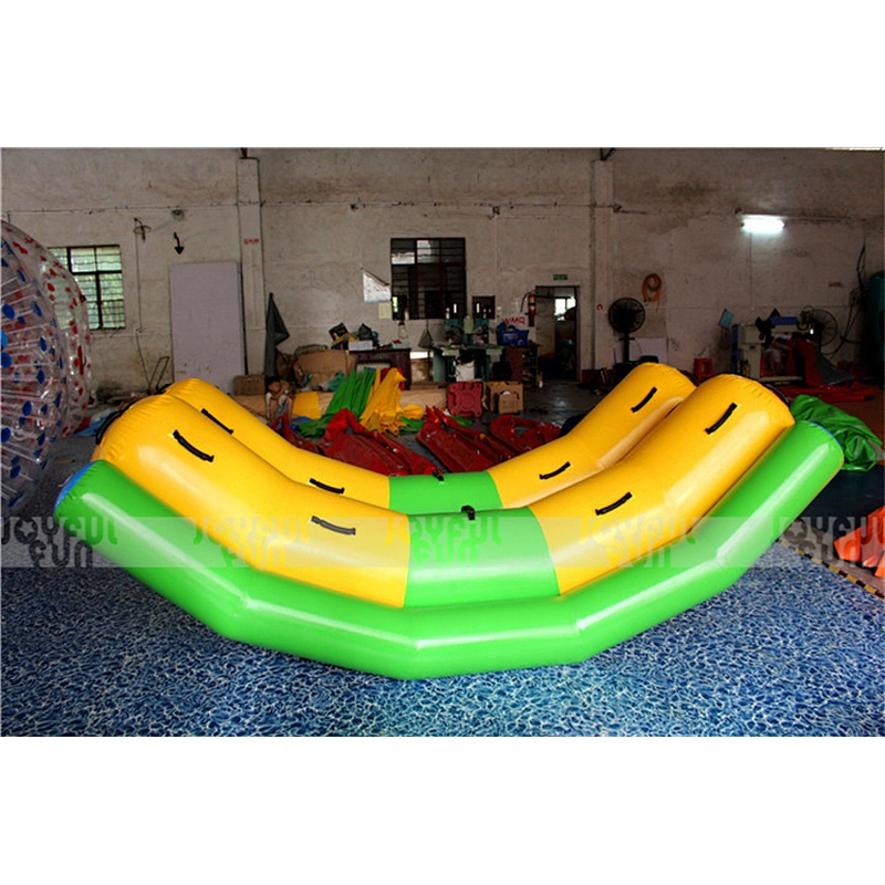 Chinese Factory Inflatable sled See Saw Double Tubes with Handles used in Water for Sale