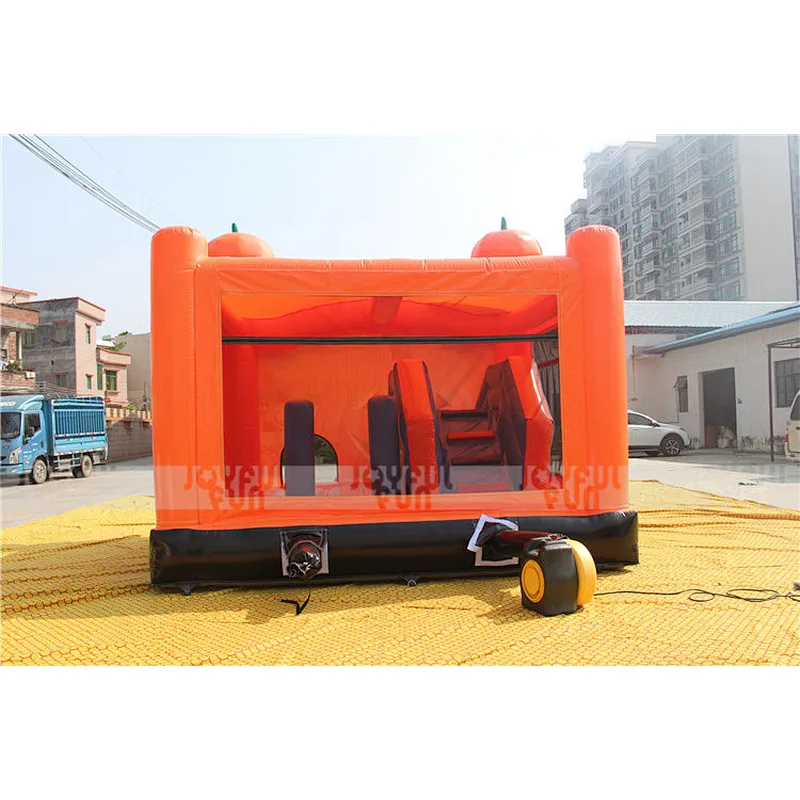 2020 PVC material factory price high quality Pumpkin Theme Inflatable Bouncer Combo Castle Jumping