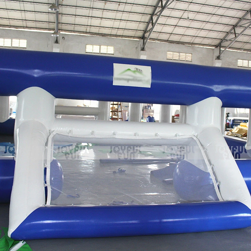 Giant inflatable water soccer field indoor playground equipment funny games inflatable toy for kids and adults