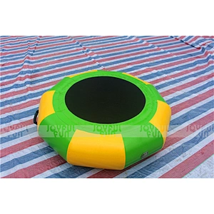 Funny game inflatable round trampoline inflatable jumping area water park equipment park for adults and children
