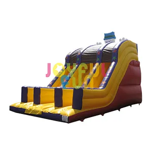 2021 factory hot Inflatable double glazed aluminum sliding outdoor drawing inflatable bouncer slide