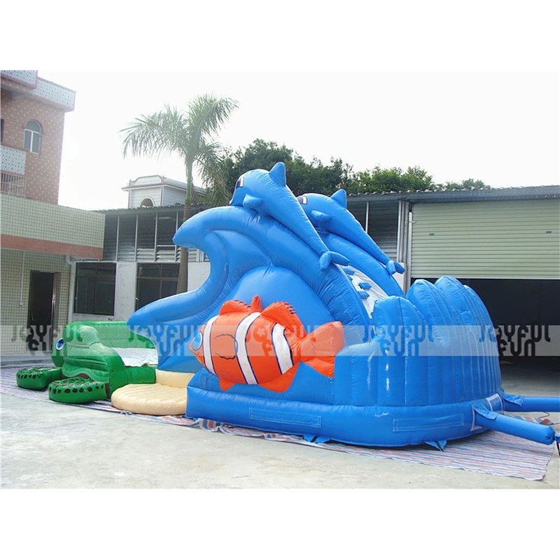 China factory animal design inflatable slide entertainment game for sale