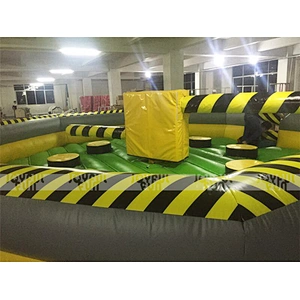 New design best sell inflatable wipe out game melt down inflatable toys for sale