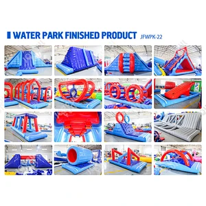 Custom Small Inflatable Water Park Double Slides For Kids