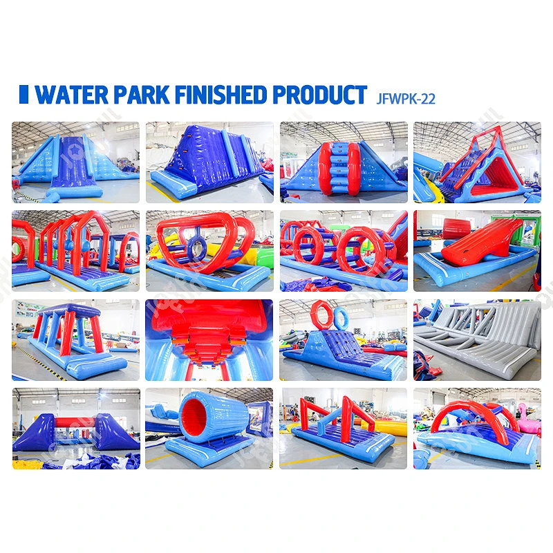 Custom Small Inflatable Water Park Double Slides For Kids