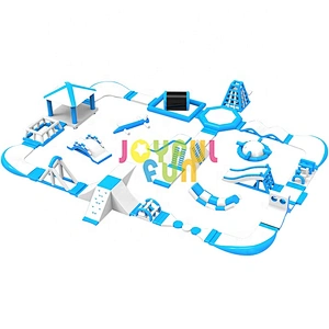 Small medium size cheap outdoor commercial inflatable floating water park equipment price