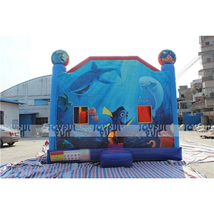 Inflatable cartoon jump bouncy castle house inflatable combo for amusement park