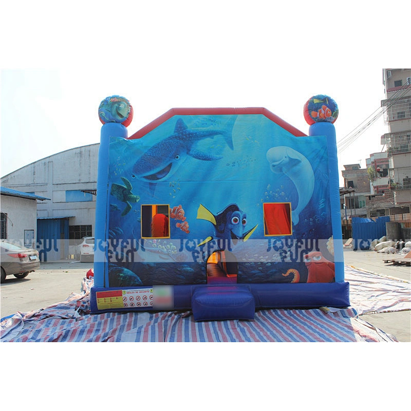 Inflatable cartoon jump bouncy castle house inflatable combo for amusement park