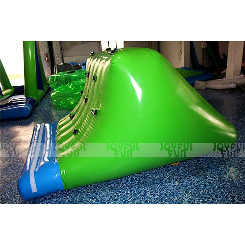 China outdoor pool pvc inflatable floating water slide for sales