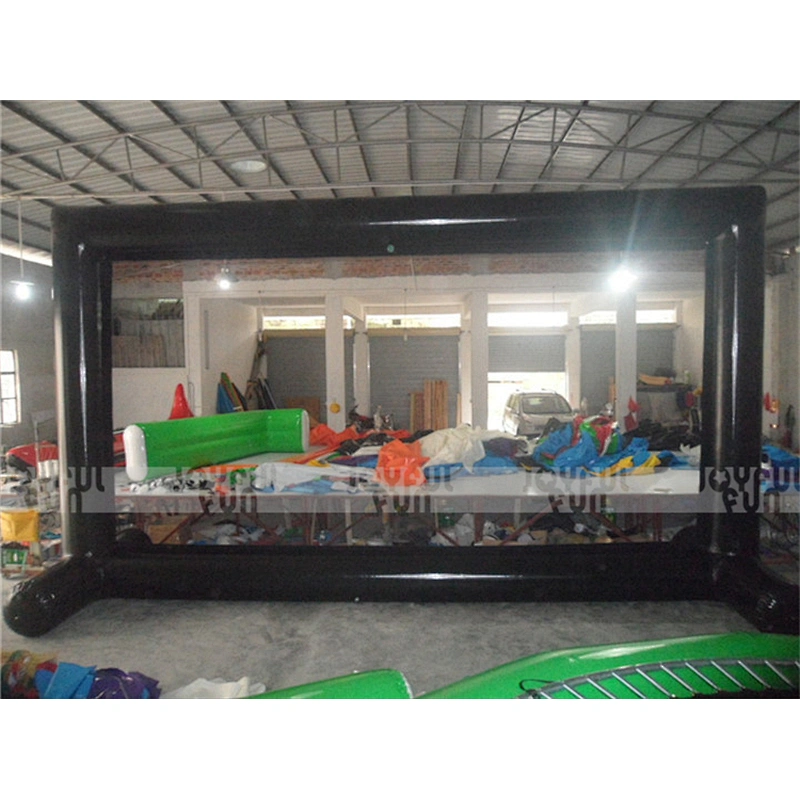 7 m Customized color good plastic Inflatable ball frame black inflatable outdoor soccer frame for adult