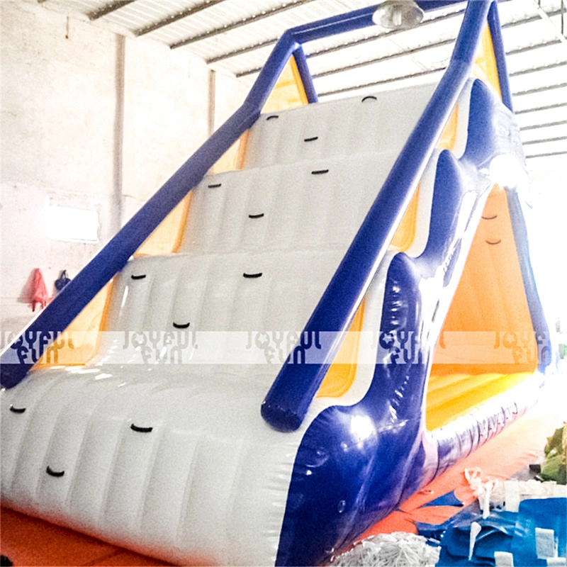 Large water toys inflatable floating climbing water slides for swimming pool