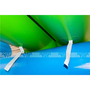 Commercial top grade inflatable water slide and jumping pillow game for amusement park inflatable water toys