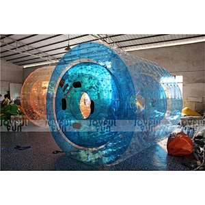 0.8 or 1.0 mm Plastic PVC inflatable bubble ball outdoor beach sport funny game ball 3 m ball for adults