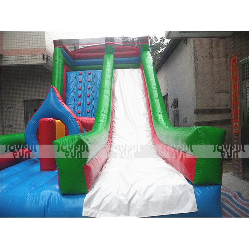 High quality commercial inflatable dry slide inflatable jumping bouncer game for amusement park