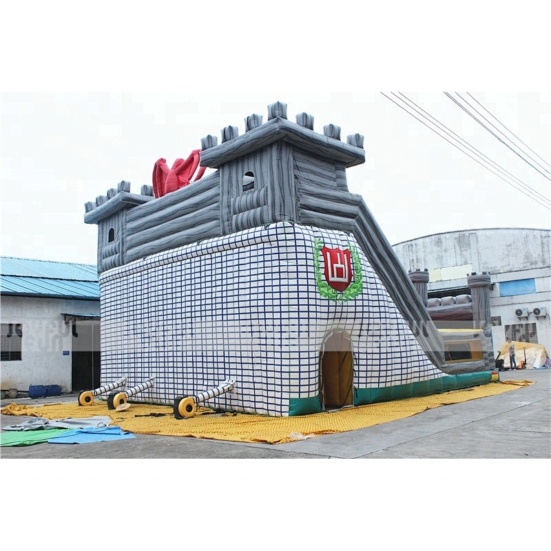Popular Inflatable Castle Children Outdoor Playground with Big Slide