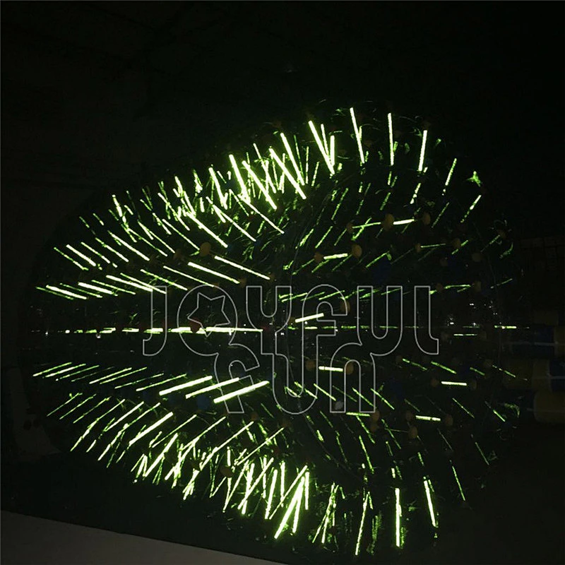 2019 new design popular inflatable light reflecting water roller inflatable walking roller wheel water game toys for adults
