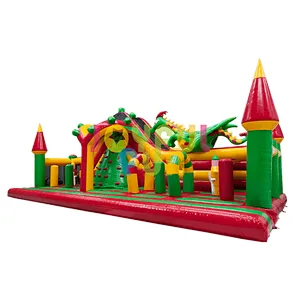 Wholesale High Quality Dinosaur Theme Playgrounds Customized Outdoor Inflatable Playground for Kids