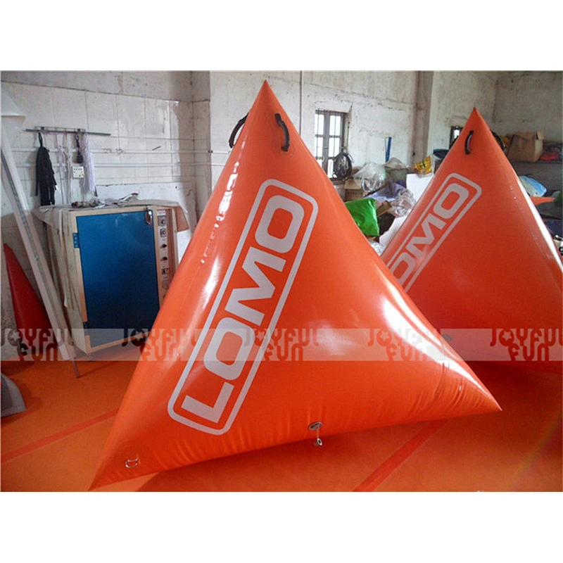 High quality inflatable bunker obstacle Triangular prism shape obstacle used in sport game for adult child