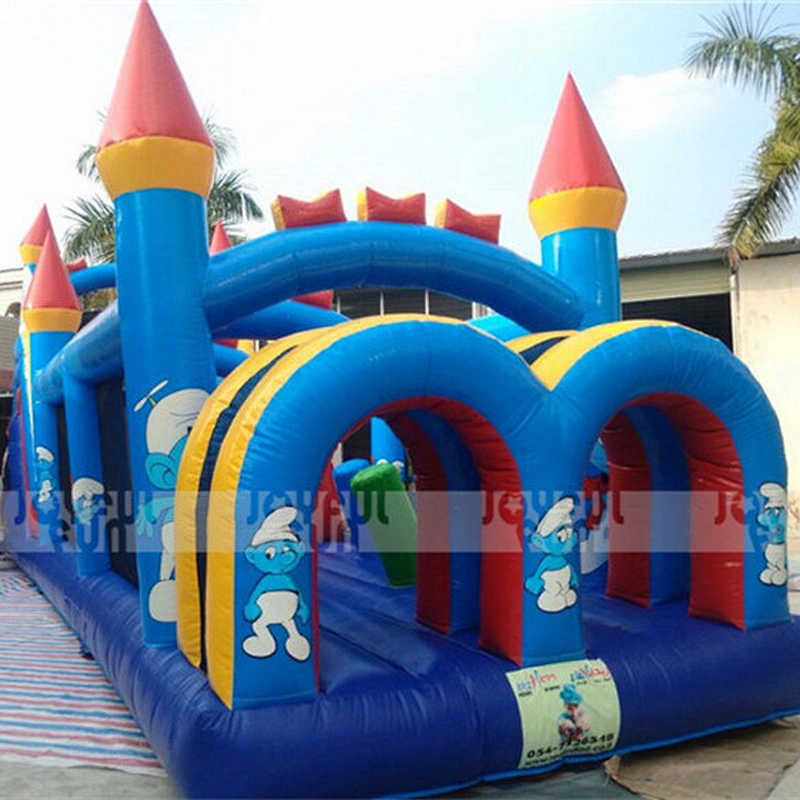 Whole sale Dry inflatable obstacle course inflatable climbing game bouncy slide amusement park toys