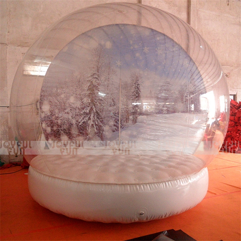 Customized Events and Wedding Decoration Giant Human Size Inflatable Christmas Snow Globe